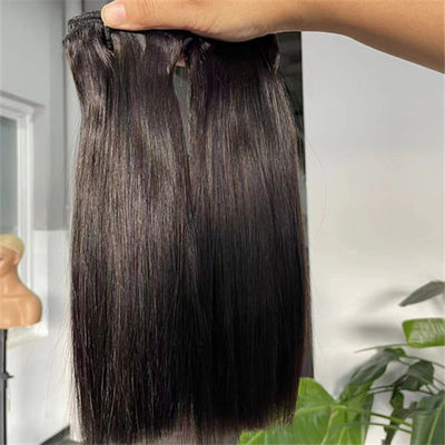 Raw Virgin Cuticle Aligned Bone Straight Super Double Drawn Human Hair