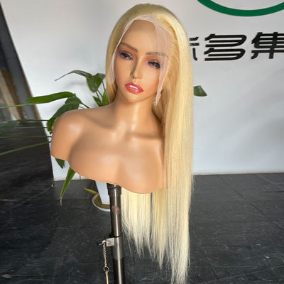Blonde 13x4 613 Wig Human Hair Lace Frontal Straight 30 Inch 180% Density