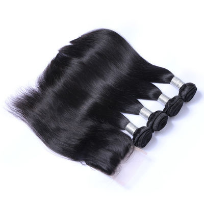Neobeauty Brazilian Raw Virgin Hair Bundles Straight 4x4 Lace Grade 8A