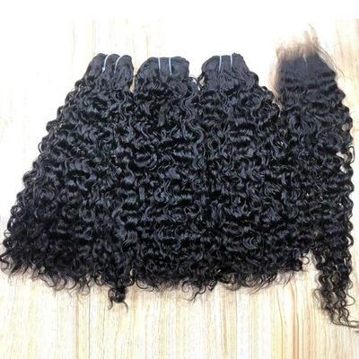 Mink Brazilian Double Drawn Pixie Curls Human Hair Extension Kinky Curly