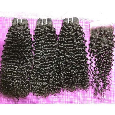 100% Vietnam Natural Weft Double Drawn Human Hair Pixie Curls