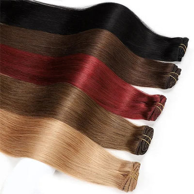 Ombre Tape In Human Hair Extensions Natural Looking Double Sided Blonde