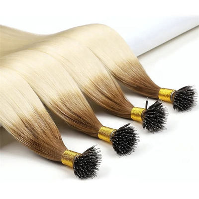 Ombre Tape In Human Hair Extensions Natural Looking Double Sided Blonde
