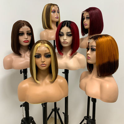 Afro Curly 100% Human Hair Non Synthetic Short Machine Made Human Hair Pixie Wig For Black Women