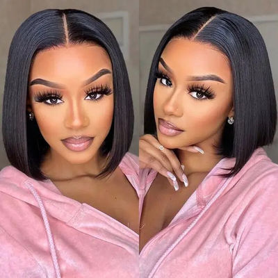 Afro Curly 100% Human Hair Non Synthetic Short Machine Made Human Hair Pixie Wig For Black Women