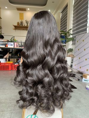 Upgrade Your Style With 150G-300G Human Hair Lace Wig Customized Package And Elastic Band Included