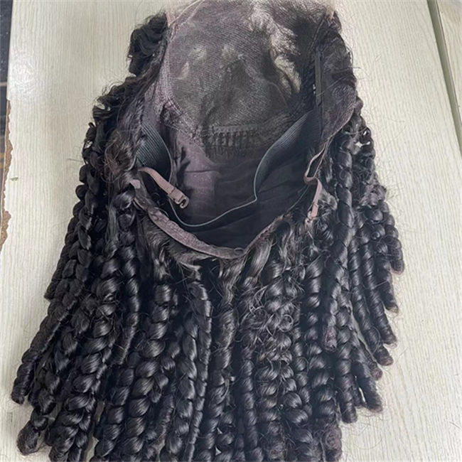 Natural Color Glueless 5X5 Swiss HD Lace Wig Closure Funmi Curl Hair