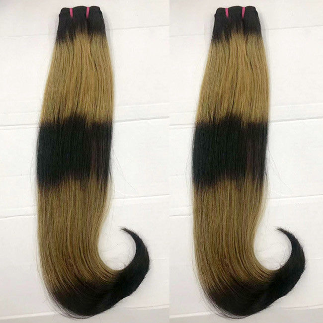 Remy Funmi Double Weft Human Hair Extensions Bundles Hook Straight