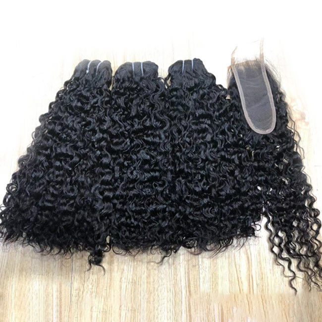 Mink Brazilian Double Drawn Pixie Curls Human Hair Extension Kinky Curly